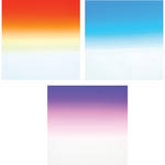 Hitech Color Grad Camera Filter Kit 1- Sunset/ Blue/ Twilight 2- 85 x 110mm