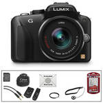 Panasonic Lumix DMC-G3 Digital Camera w/14-42mm Lens & Basic Accessory Kit (Black)