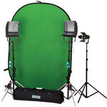 Cool-Lux Hollywood Chroma Key Blue/Green Screen Kit II