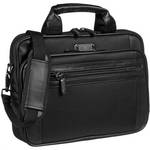 Kenneth Cole Reaction 2.5" "That Was The Hard Port" Top Zip Portfolio/Computer Case