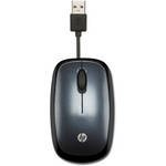 HP / Hewlett Packard USB Optical Retractable Mobile Mouse (Black)