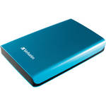 Verbatim 500 GB Store 'n' Go SuperSpeed USB 3.0 Portable Hard Drive (Caribbean Blue)