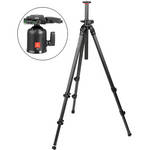 Oben CC-2320L 3-Section Carbon Fiber Lateral Tripod with BA-2 Ball Head Kit