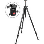 Oben CC-2320L 3-Section Carbon Fiber Lateral Tripod with BB-2 Ball Head Kit