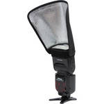Aurora QBF-B Bounce Card Reflector (8 x 10.5", Silver) with Strap