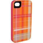 Contour Design Hardskin iPhone 4 Case (Orange Plaid)