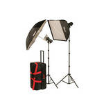 Smith-Victor FL600K 640Ws Two-Light Softbox Kit