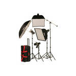Smith-Victor FL800K 860W 4-Light Softbox Kit