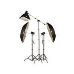 Smith-Victor FL170K 330W 3-Light Softbox Kit