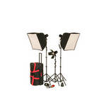 Smith-Victor FL180K 330W 3-Light Softbox Kit