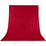 Impact Solid Muslin Background (10 x 12', Ruby Red)