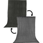 Impact Reversible Muslin Background (10 x 24', Dark Gray/Light Gray)