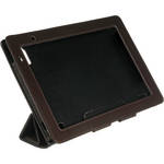 Acer A500 Foldable Leather Case (Brown)