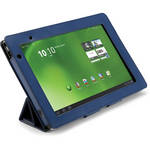 Acer A500 Foldable Leather Case (Blue)