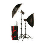 Photogenic 1,000W/s PowerLight Digital Travel Kit (120V)