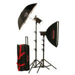 Photogenic 1,000W/s PowerLight Digital Travel Kit with PocketWizard (120V)