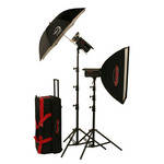 Photogenic 2,000W/s PowerLight Digital Travel Kit with PocketWizard (120V)