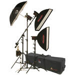 Photogenic 1,500W/s PowerLight 4 Light Studio Kit with PocketWizard (120V)