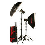 Photogenic 1,000W/s Solair Digital Travel Kit With PocketWizard (120V)