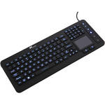 Xcellon Rigid Silicone Wired Keyboard with Backlit Keys