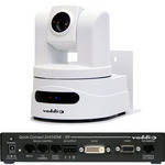 Vaddio WallView HD-19 PTZ Camera (Arctic White) with Quick-Connect DVI/HDMI SR Interface