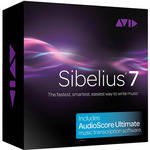 Sibelius Sibelius 7 plus AudioScore Ultimate - Notation and Transcription Software Bundle