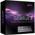 Sibelius Sibelius 7 plus PhotoScore Ultimate & AudioScore Ultimate - Software Bundle