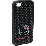 Sakar Hello Kitty Gel Case for Apple iPhone 4 (Black)