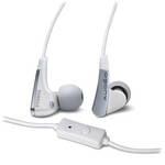 Audeo Perfect Fit In-Ear Stereo Headphones with Mic (White)