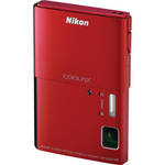 Nikon CoolPix S100 Digital Camera (Red)
