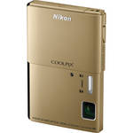 Nikon CoolPix S100 Digital Camera (Gold)
