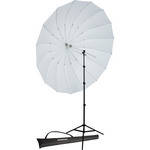 Westcott 7' Parabolic Umbrella (White) with 8' Stand