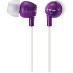 Sony DR-EX14VP In-Ear Stereo Headphones with Mic and Remote (Violet)