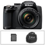 Nikon [Refurbished] Coolpix P500 Digital Camera with Basic Accessory Kit (Black)