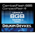 Delkin Devices 8GB CompactFlash Memory Card CombatFlash 685