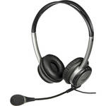 Genius HS-04B Stereo Headset with Noise-Canceling Microphone