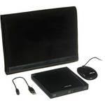 ASUS External DVD-RW Drive Seashell USB Mouse & 10" Protective Sleeve Kit (Black)