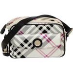 Jill-E Designs Essential Camera Bag (Black/Silver Plaid)