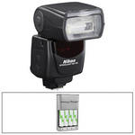 Nikon SB-700 Speedlight Shoe Mount Flash With 4-Hour Battery Charger Kit