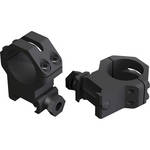 Weaver 4-hole Skeleton Riflescope Rings 30mm Low (Matte Black)