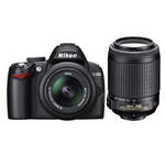 Nikon [Refurbished] D3000 SLR Digital Camera w/18-55mm VR & 55-200mm VR Lenses Deluxe Kit