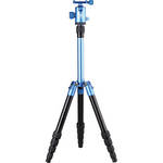 Sirui T-005 5-Section Aluminum Tripod with C-10 Ball Head - Blue