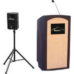 Summit Lecterns Presenter Lectern (Black)