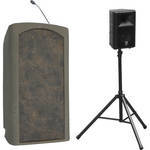Summit Lecterns Presenter Lectern (Beige Granite)