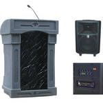 Summit Lecterns DaVinci Freedom Lectern (Gray Granite)
