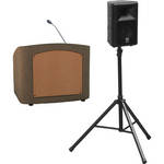 Summit Lecterns Presenter Desktop Lectern (Beige Granite)