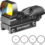 BARSKA 1x22 Multi-Reticle Electro Sight Riflescope (Black Matte)