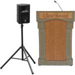 Summit Lecterns DaVinci Presenter Lectern (Beige Granite)