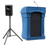 Summit Lecterns DaVinci Presenter Lectern (Blue Granite)