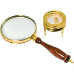 BARSKA Brass 3x Power Magnifier Set